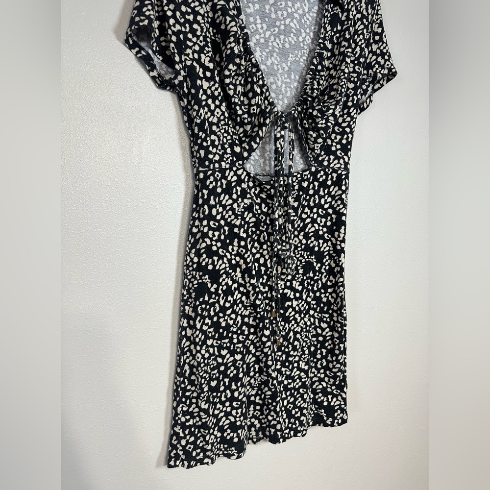 Free People Marsaille Dress Black Combo With Cutout - Picture 4 of 10